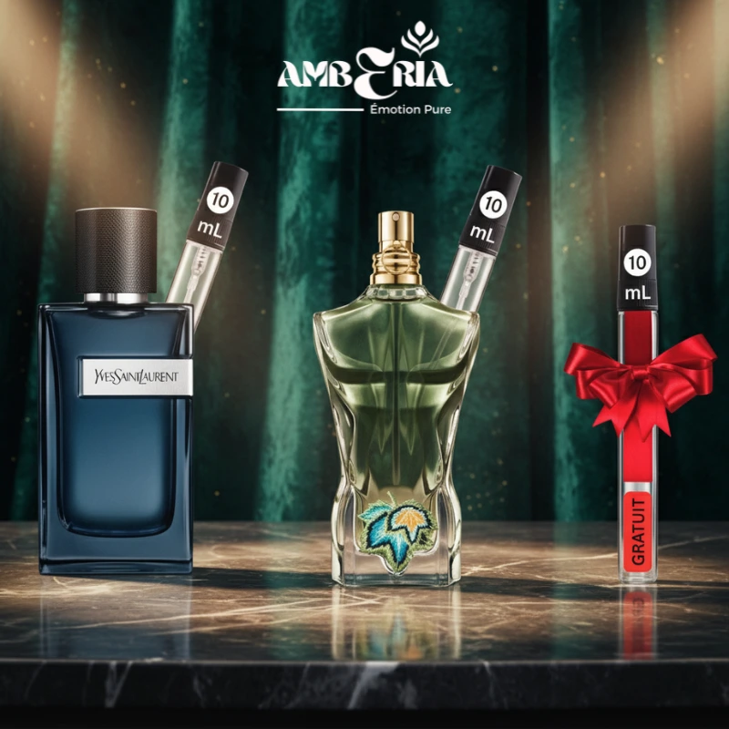 10ml Le Beau Paradise Garden + 10ml Y EDP Saint Laurent + 10ml Cadeau + Livraison Gratuit