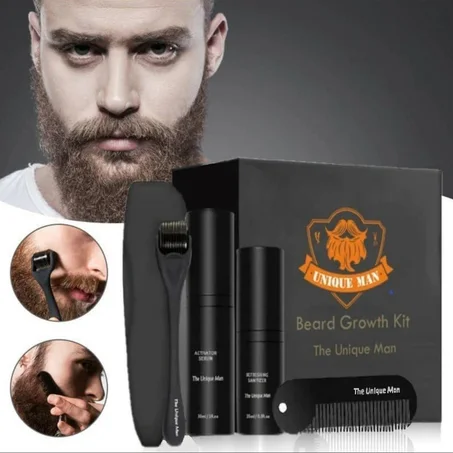 حزمة تكثيف اللحية  Beard Growth Kit