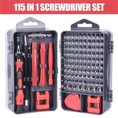 Magnetic screwdriver set 115 in 1