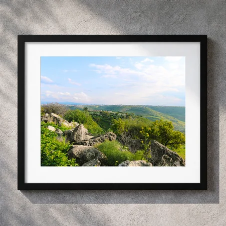 لوحة إطلالة إربد (40x50 cm)