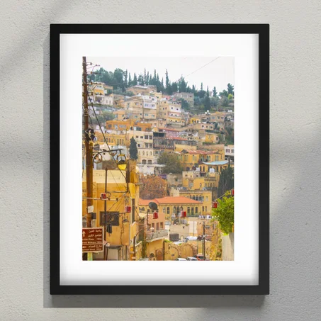 لوحة بيوت السلط (40x50 cm)