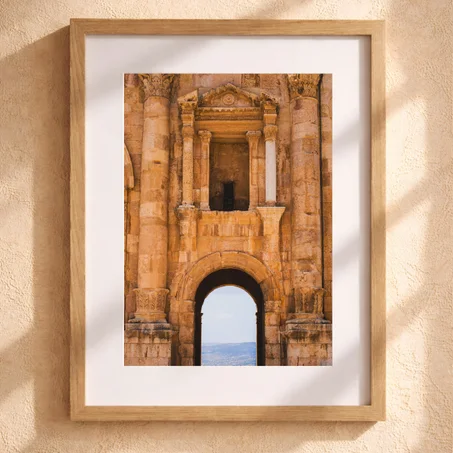 لوحة قوس هادريان: سيمفونية النحت (40x50 cm)