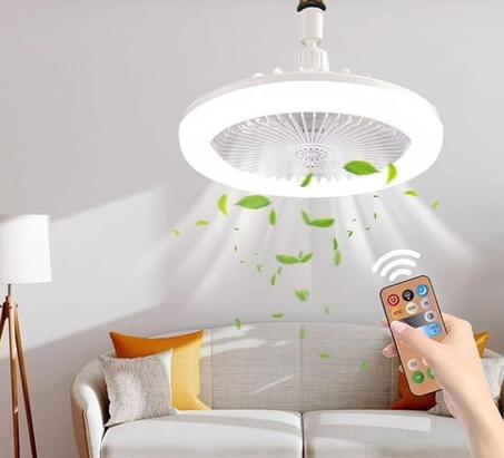 مروحة و مصباح فـجهاز واحد