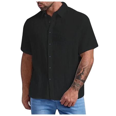 جديد رجال الأعمال عادية قصيرة الأكمام العظام زهرة بلون قميص بولو موضة تنفس مريحة الصيف تنوعا