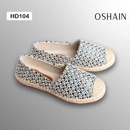 Women's fabric flat shoes