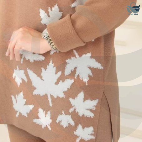 Ensemble Chic en Laine | Beige | Taille Standard