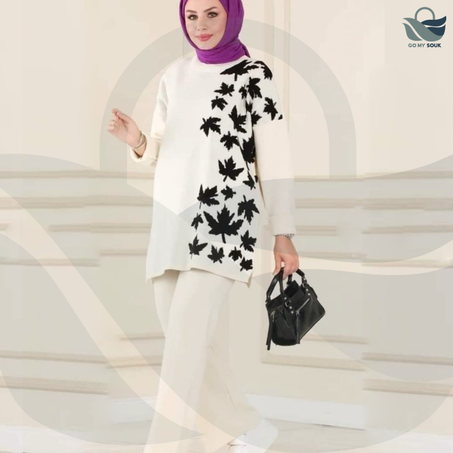 Ensemble Chic en Laine | Blanc | Taille Standard