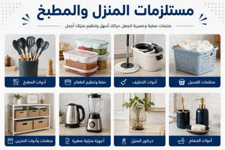 مستلزمات المنزل والمطبخ