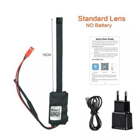 Mini camera espion HD 1080p WIFI + Vision à distance sur Smartphone P2P