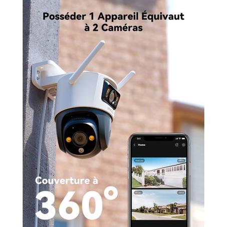 Imou Caméra wifi extérieure CRUISER Dual 2 10MP