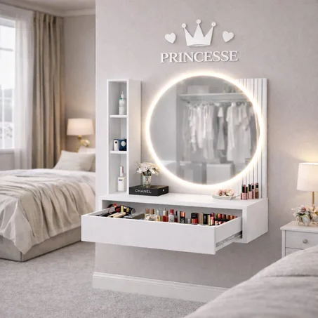 مرآة مكياج عصرية بتصميم فاخر