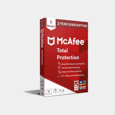 McAfee Total Protection 2022 | 1 device | 2 Years PC-Mac-Android