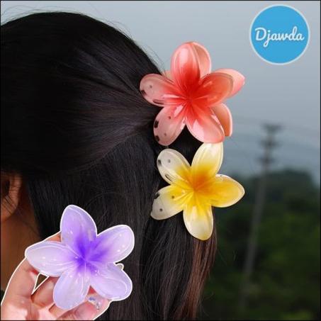 مشابك شعر على شكل زهرة (قطعتين)