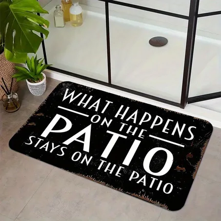 🖤 Modern Patio Door Mat – Stylish & Comfortable Home Entrance Mat