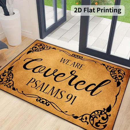 Blessed Welcome Door Mat ✨
