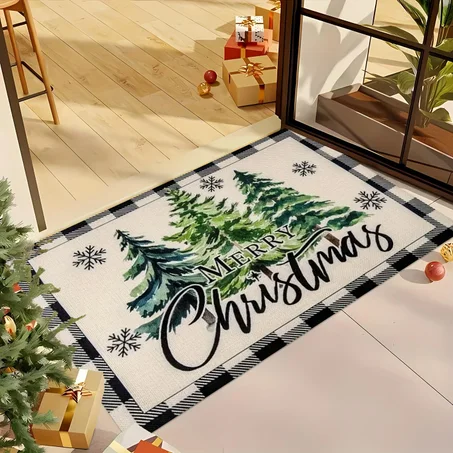 Christmas Printed Door Mat & Large Area Rug