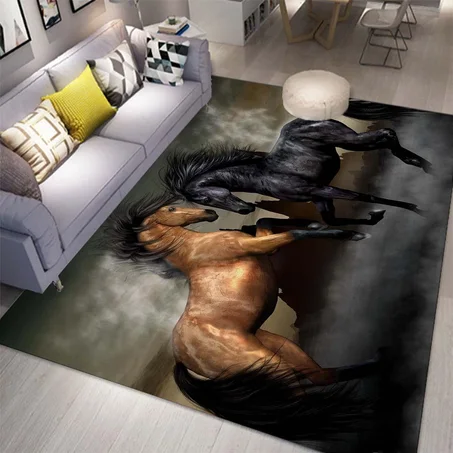 nature-themed area rug 🦌✨.