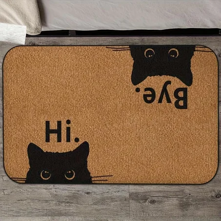 Cute Cat Welcome Mat 🐾