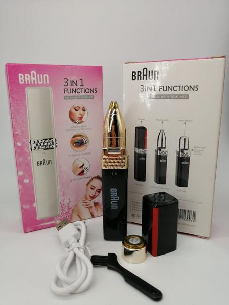 Braun – épilateur facial 3en1