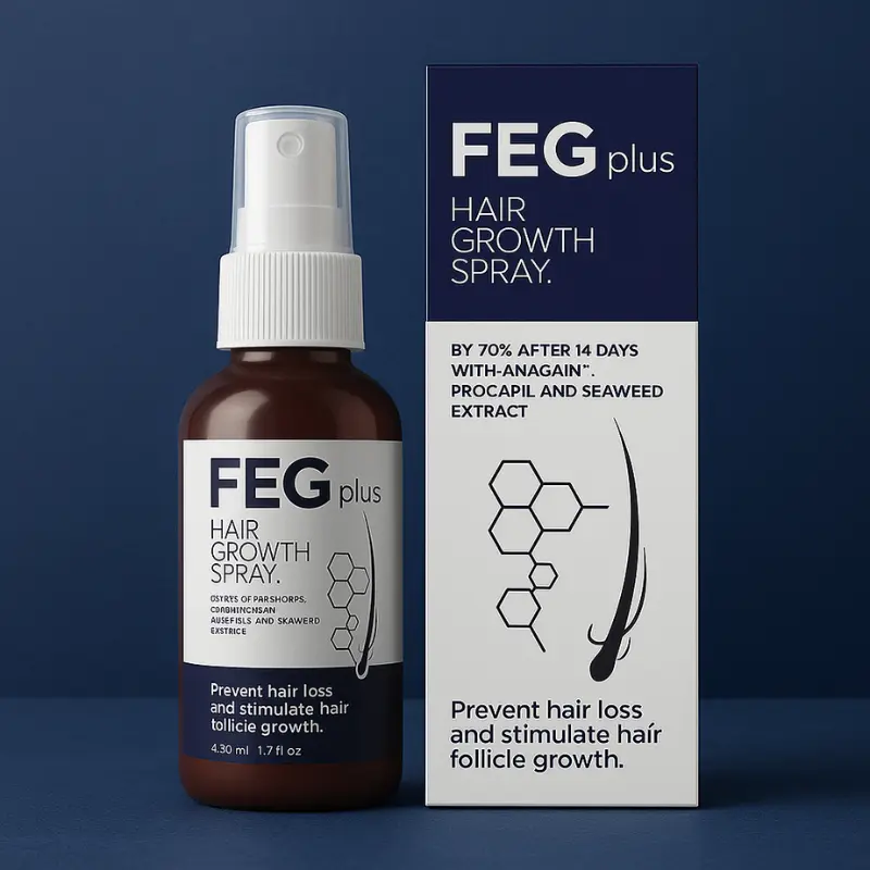 بخاخ FEG Plus لعلاج الصلع وتساقط الشعر وعدم إكتمال اللحية