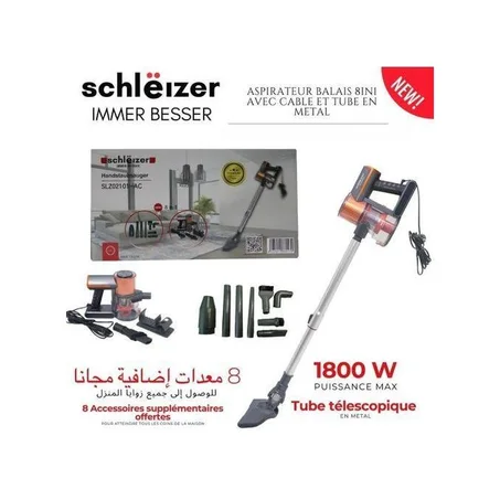 schlëizer Aspirateur 8 en 1 à main 1800 w à fil (copy)