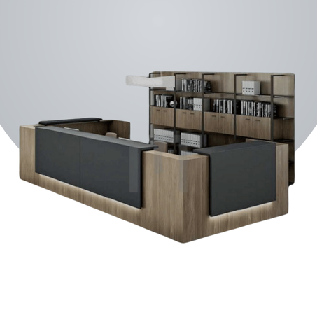 Comptoir L avec retour