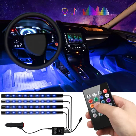 مصباح جو صوتي 48 LED للسيارة 260ألف
