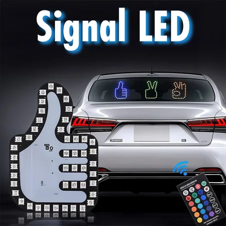 إشارة LED ذكية بالأصابع – أضف لمسة عصرية وأمانًا لقيادتك 240ألف