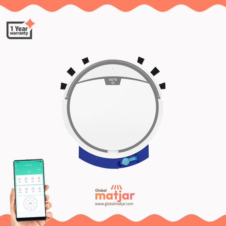 مكنسة كهربائية روبوتية ذكية للكنس والغسل