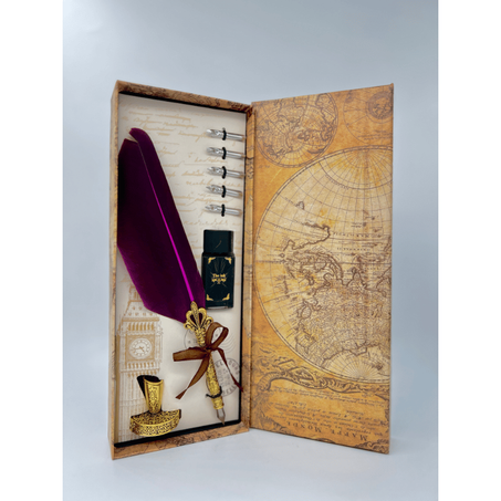 قلم ريشة فاخر بتصميم كلاسيكي