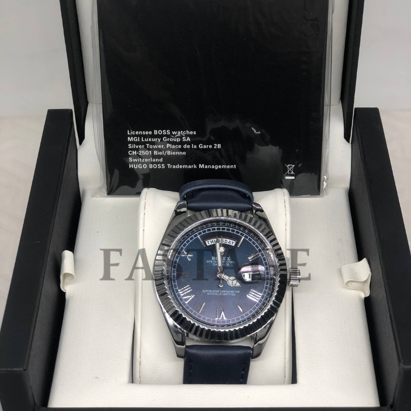 Montre Rolex Premium en Cuir