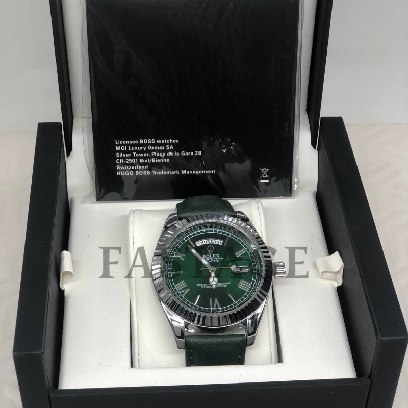 Montre Rolex Premium en Cuir