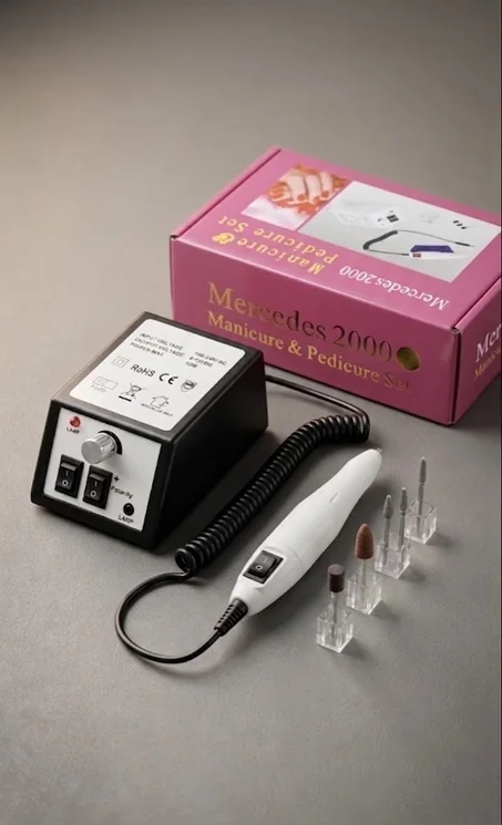 جهاز المانيكير والباديكير الاحترافي Mercedes 2000 للعناية بالأظافر في المنزل