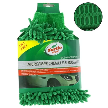 TURTLE WAX Microfibre Chenille & Bug Mitt 2EN1