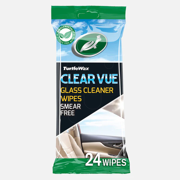 TURTLE WAX LINGETTES NETOYANTES POUR VITRES CLEAR VUE