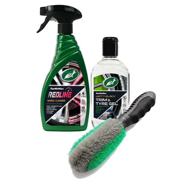 TURTLE WAX KIT DE NETTOYAGE DE ROUES ET DE PNEUS