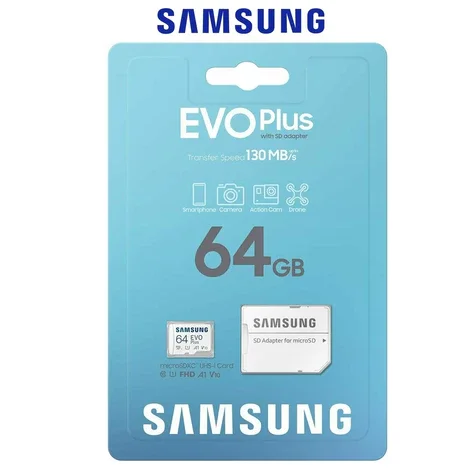 Samsung Carte Memoire 64GB Evo plus U3 4K