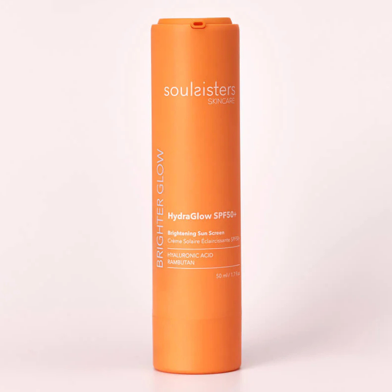 HydraGlow SPF50+ – واقي شمس مرطّب ومُضيء للبشرة