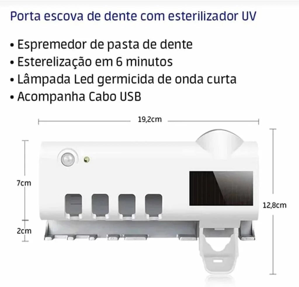 • حامل و معقم فرش الاسنان