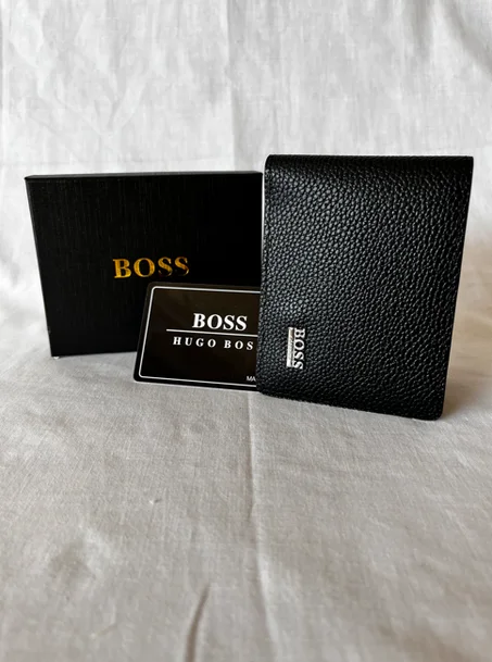 PORTE MONNAIE BOSS NOIR