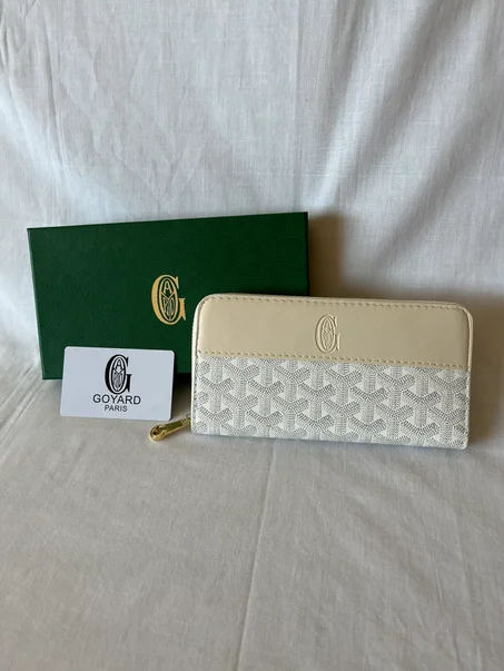 PORTE FEUILLE GOYARD BLANC