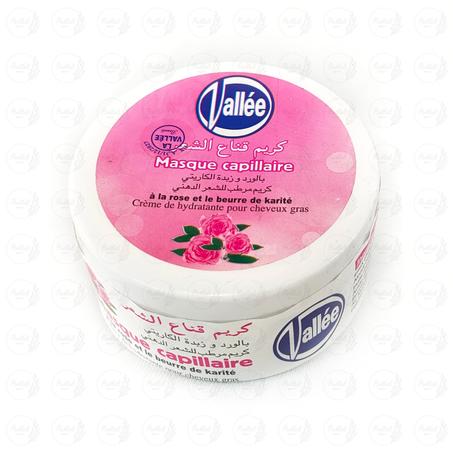 كريم قناع الشعر بالورد وزبدة الكاريتي