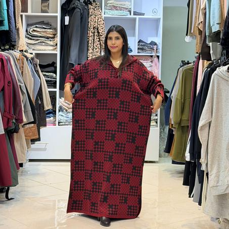 Jellaba en laine tendance