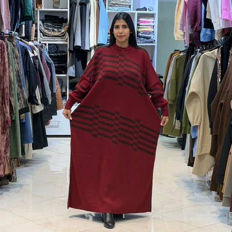 Robe en laine tendance