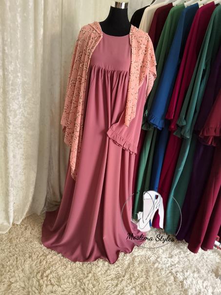 عبايات فلة + فولار -إطلالة عصرية بكل التفاصيل