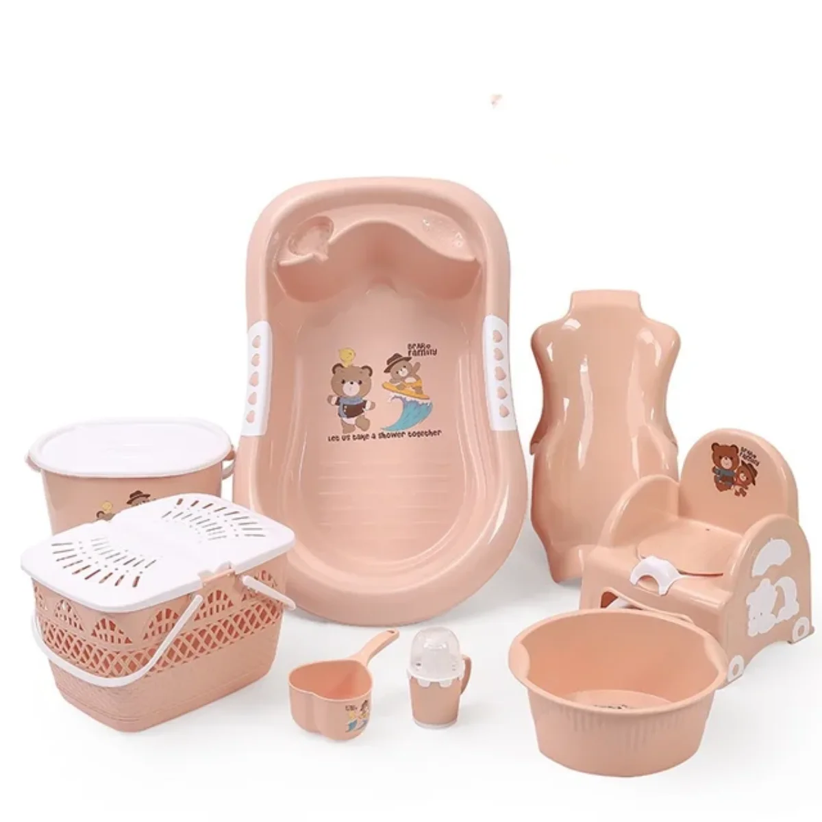 🌸 Ensemble Bébé Confort 8 Pièces – Le Bain & Soins Parfaits pour Votre Petit Trésor ! 🌸