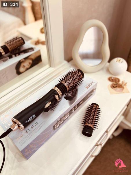 فرشاة مجفف الشعر الدوارة 3 في 1