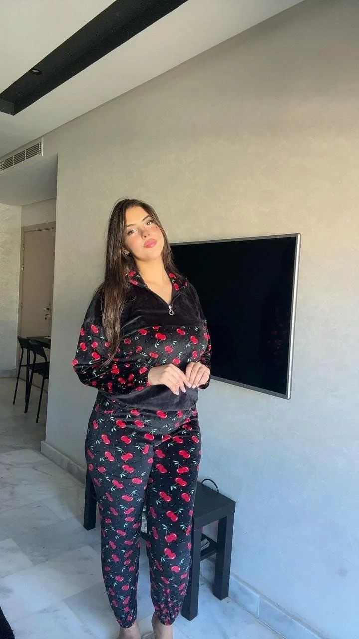 بيجامة  توب موبرة (كرماج غليض)