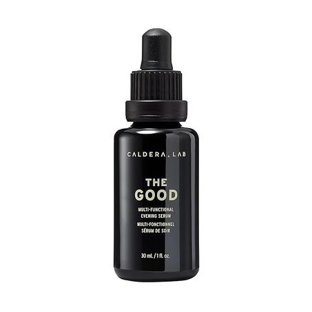 Caldera + Lab The Good | Suero facial hidratante orgánico para hombres para piel seca, sensible y normal, aceite facial vegano, natural y antioxidante