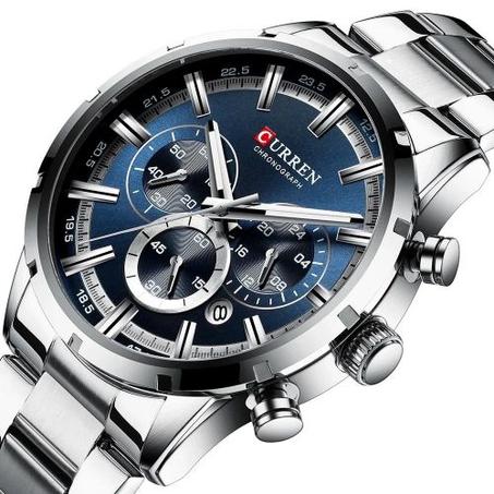 Montre Homme Curren Chronographe – Style Sportif & Élégant à la Fois